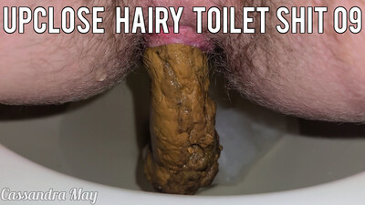Upclose Hairy Toilet Shit 09