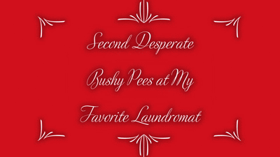 Second Desperate Bushy Pees at My Favorite Laundromat HD