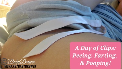 A Day of Clips: Peeing, Farting, and Pooping!