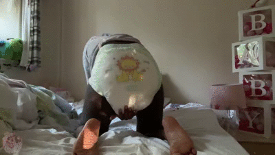 Diaper Laxative tease and release full MESS