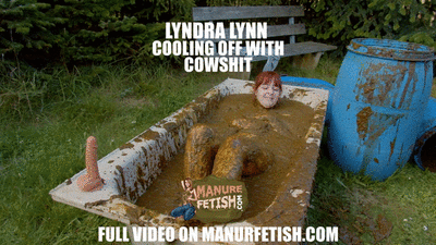Cooling off with cow shit