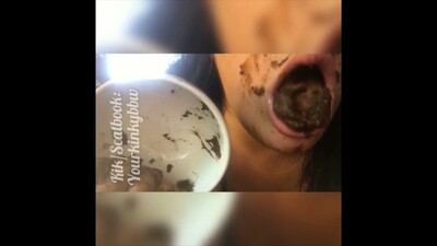 EXTREME scat content! Diaper play, smearing my own and eating my pup&Acirc;&acute;s