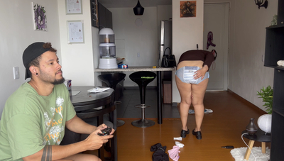 1080P Arrogant stepmom gets diaper and humiliation by stepson