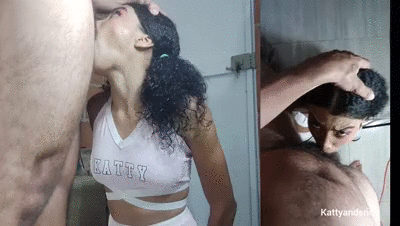 Cheerleader Katty Extreme Throat Fuck and Anal Cowgirl Up poo in cock