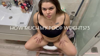 How much my poop weights? 3