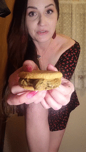 Shit Filled Cookie Treat for Ass Slave