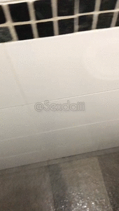 pissing in the gym bathroom