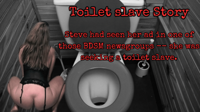 "I hope you're hungry!" Toilet slave story (AUDIO)