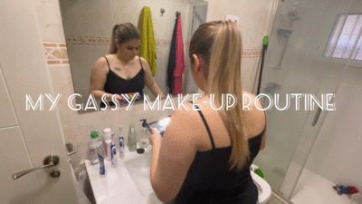 My gassy make-up routine