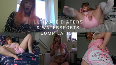 Kinky Watersports & Diaper Fetish Compilation