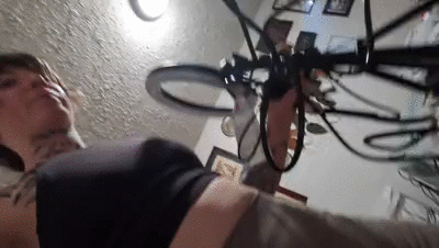 classy sneaks past her roommates to poop