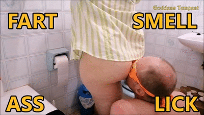 Bathroom Bitch Fart Sniffer