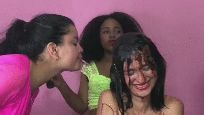 spat in the face of a young man