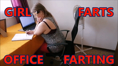 Admin Girl Farts In Office