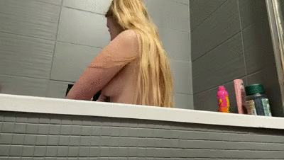 Showering and peeing