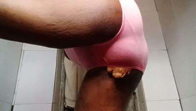 I hang my leg to poop