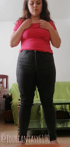 Peeing in my old jeans