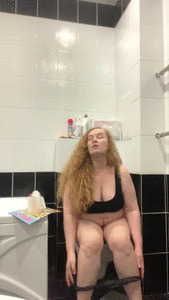 Shitting with magazine