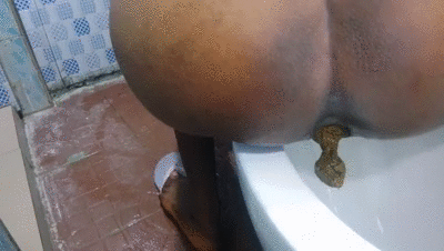Toilet monster poop