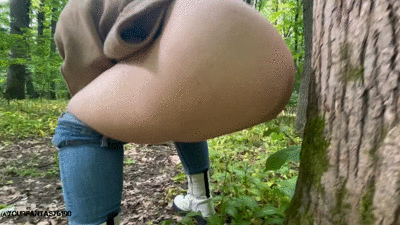 Pee in the woods