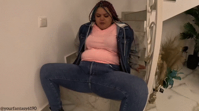 My jeans got soaked in a lot of pee