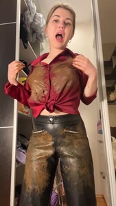 I'm getting new clothes dirty