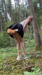 Dirty Tail Plug in the Forest