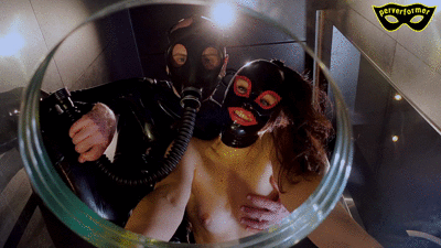 Scat Couple Has Fun on the Glass Toilet