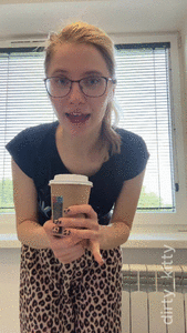 I shit in coffee sitting at windowsill