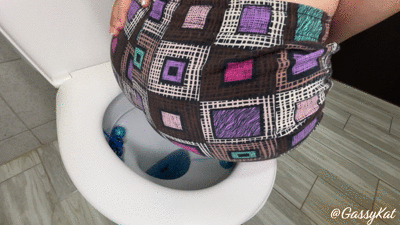 WATCH ME STRAIN: Hard, Heavy Toilet Poop