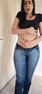 Desperate, I shit my jeans!