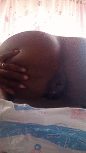 Shitting on a diaper and rubbing it