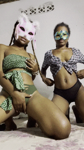 Pee panties in bed and swap panties