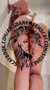 Full of shit at the shower