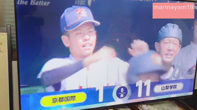 Shitting during Japanese baseball game again