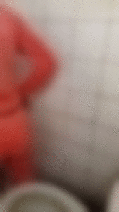 Shitting in the toilet