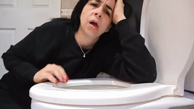 Smelly vomit with belching