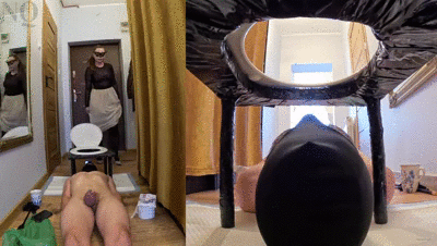 SHITTING ON A NEW SLAVE