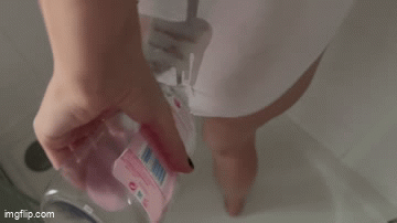 Pooing panties & oiling