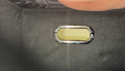 Camping portable toilet POV pooping