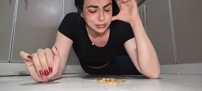 Vomiting on the floor