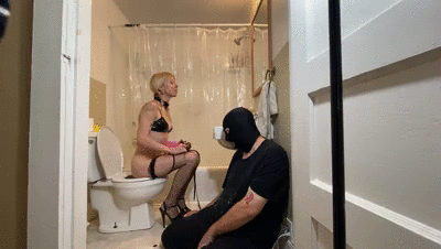 Princess Makes Slave Eat Out Of Her Toilet