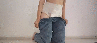 Diaper full of diarrhea