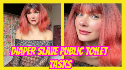 Diapered Scat Slut Public Toilet Humiliation