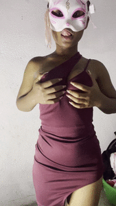 Self pee in sexy dress