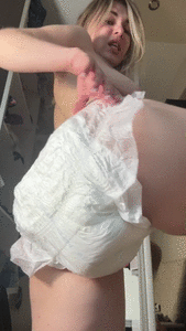 Diaper, smearing and tasting