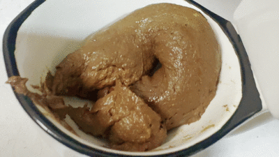 Giantess shitting on little wc