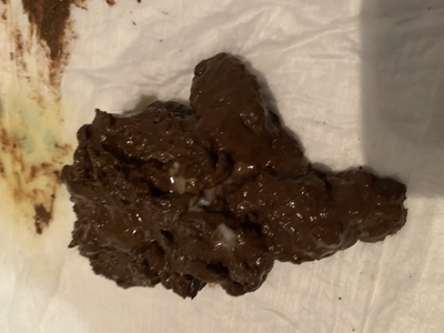 Copro in white socks with acceleration