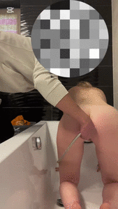 Diaper enema and masturbation