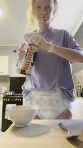 Blue Jeans Diaper Public Poop and Show
